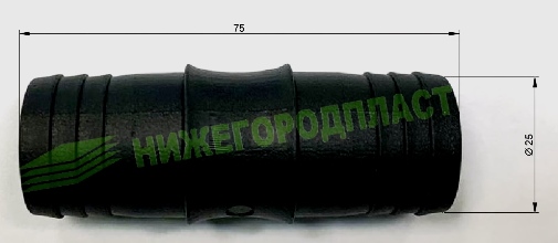 Переходник (прямой) отопителя 25мм Переходник (прямой) отопителя 25мм